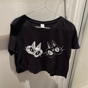 Sailor moon Artemis & Luna crop top